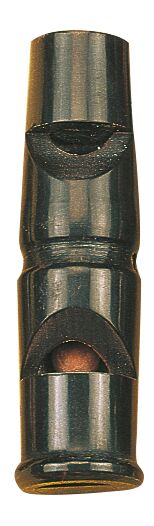 Dressur-Doppelpfeife Büffelhorn – 90 mm 