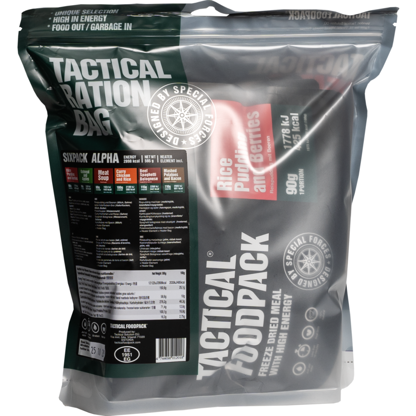 Tactical Foodpack – Tactical Sixpack Alpha 