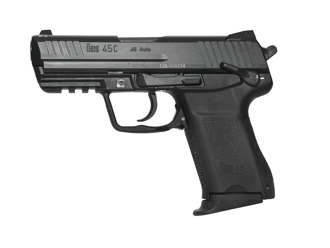H&K Pistole HK45C, schwarz
