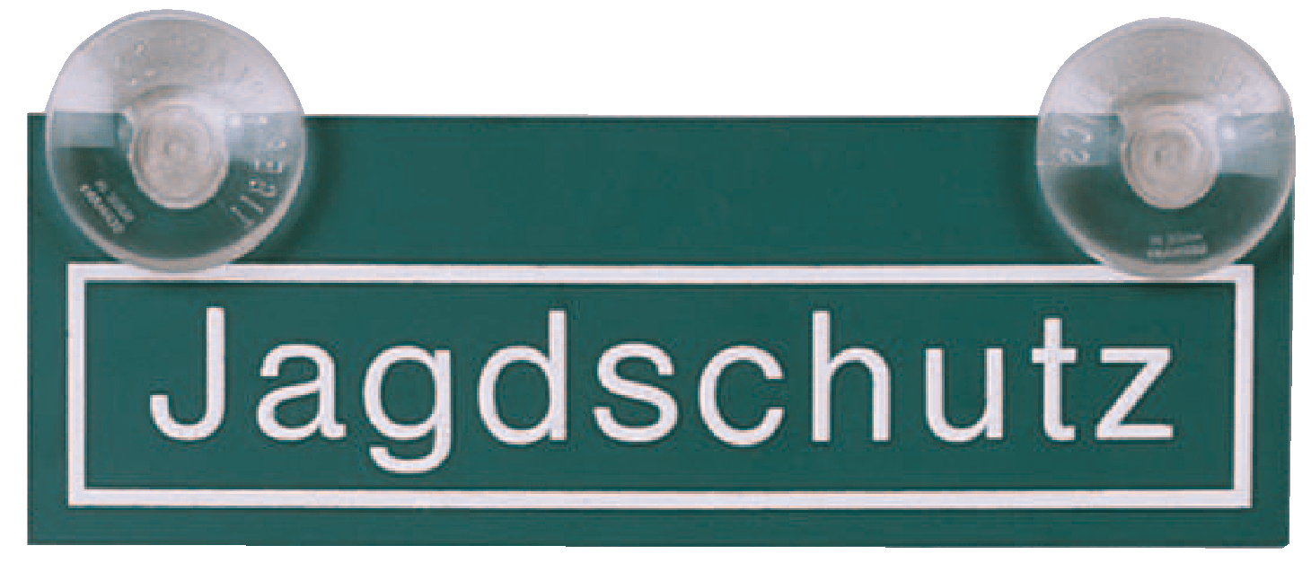 Schild "Jagdschutz"